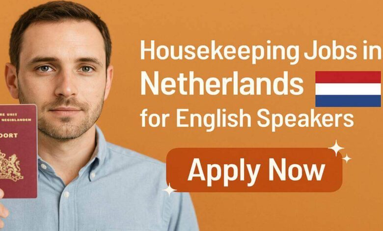 Housekeeping Jobs in Netherlands for English Speakers