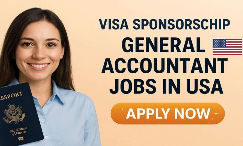 Visa Sponsorship General Accountant Jobs in USA